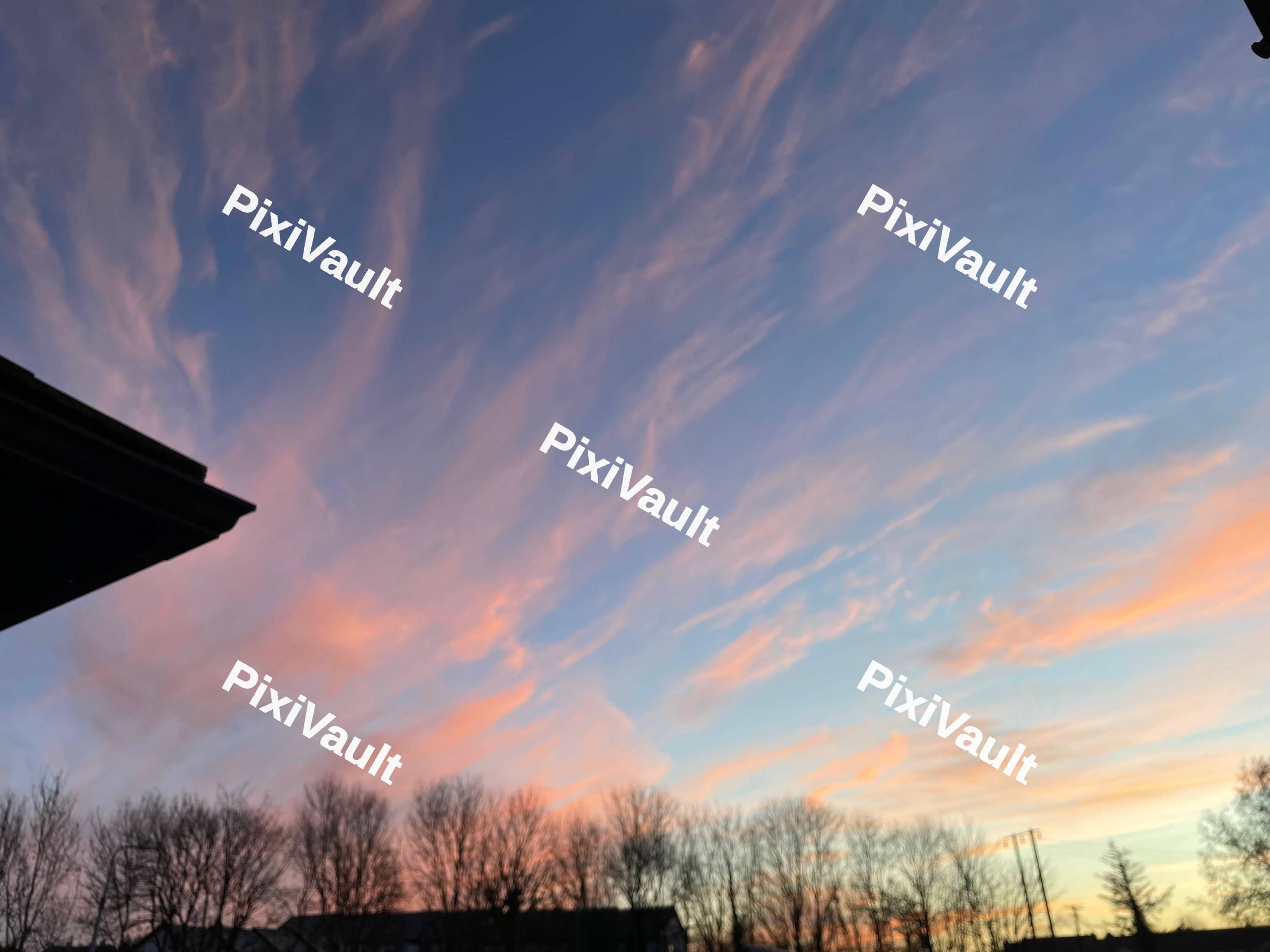 Blue and Red Sky